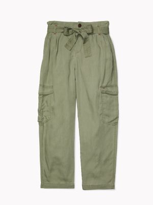 tommy hilfiger green cargo pants