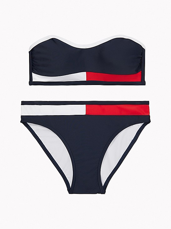 vos Arctic vinger Essential Colorblock Bikini Swim Set | Tommy Hilfiger