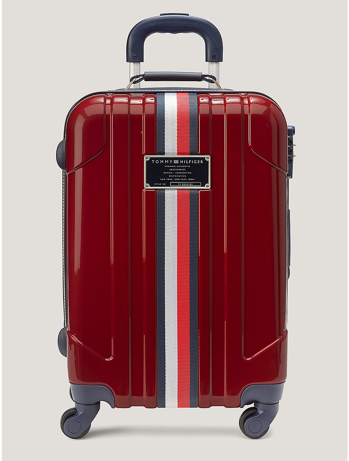 Tommy Hilfiger Men's 21" Hardcase Spinner Luggage - Red