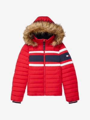 fluffy tommy hilfiger jacket