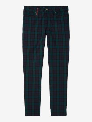 tommy hilfiger plaid pants mens