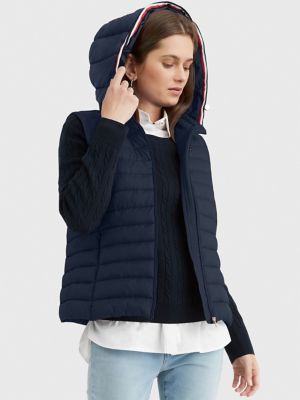 Tommy hilfiger puffer vest hot sale womens