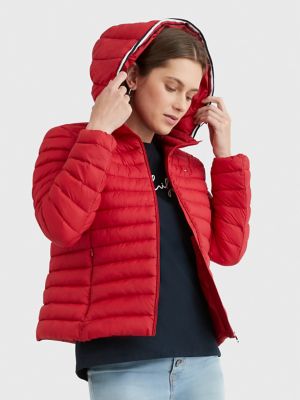 Hooded down jacket tommy 2024 hilfiger