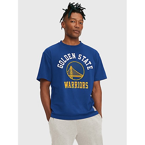TOMMY JEANS AND NBA Golden State Warriors Crewneck Top | Tommy Hilfiger