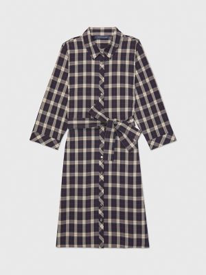 PLAID SHIRTDRESS