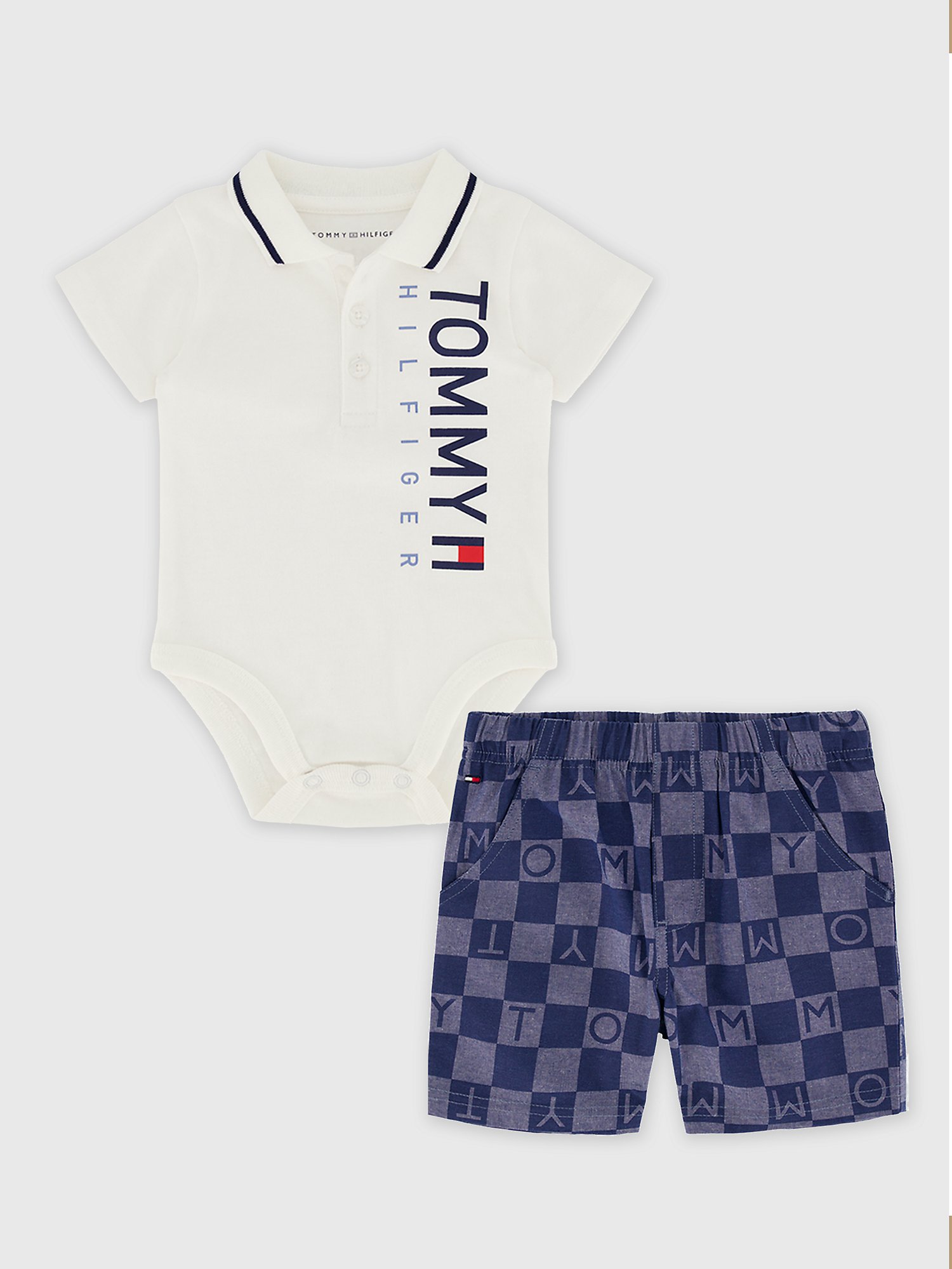 Babies' Polo Onesie and Short Set 2PC | Tommy USA