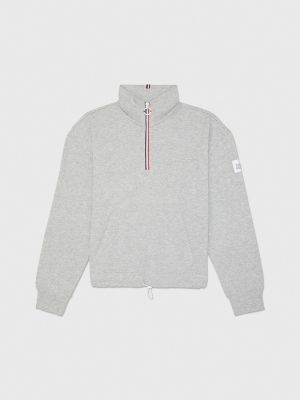 Tommy hilfiger quarter store zip fleece hoodie