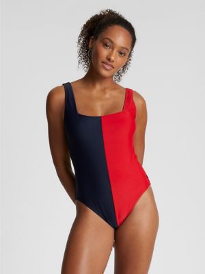 Colorblock One-Piece Swimsuit | Tommy Hilfiger USA