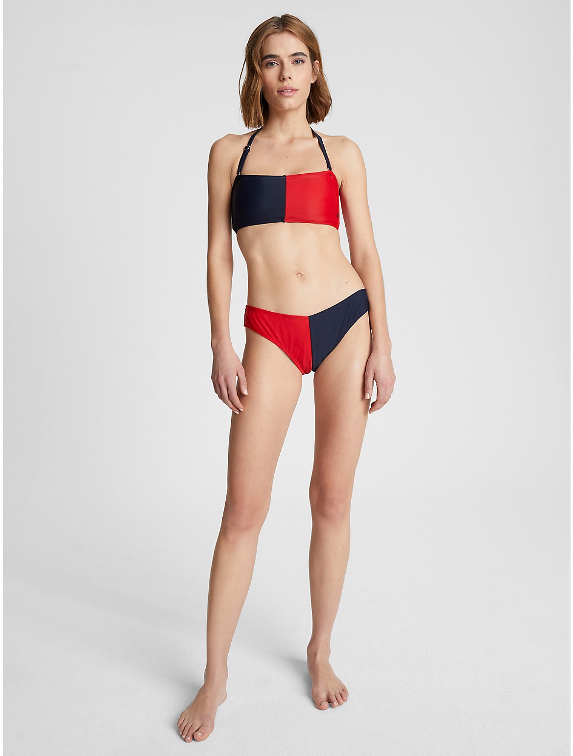 Tommy Hilfiger Women's Colorblock Bikini Set - Multi - M