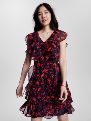 Tommy hilfiger 2025 floral chiffon dress