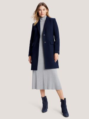 Tommy hilfiger women's store wool coat