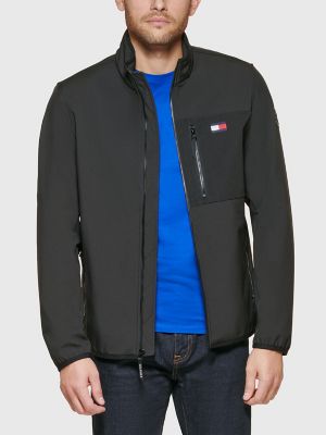 Tommy hilfiger men's hooded hot sale performance soft shell jacket