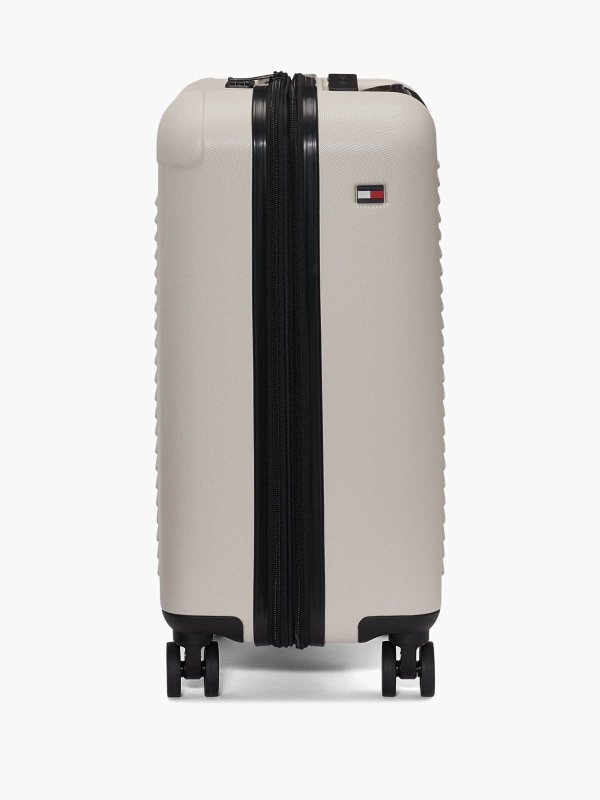 21" Hardcase Spinner Luggage — White/Natural