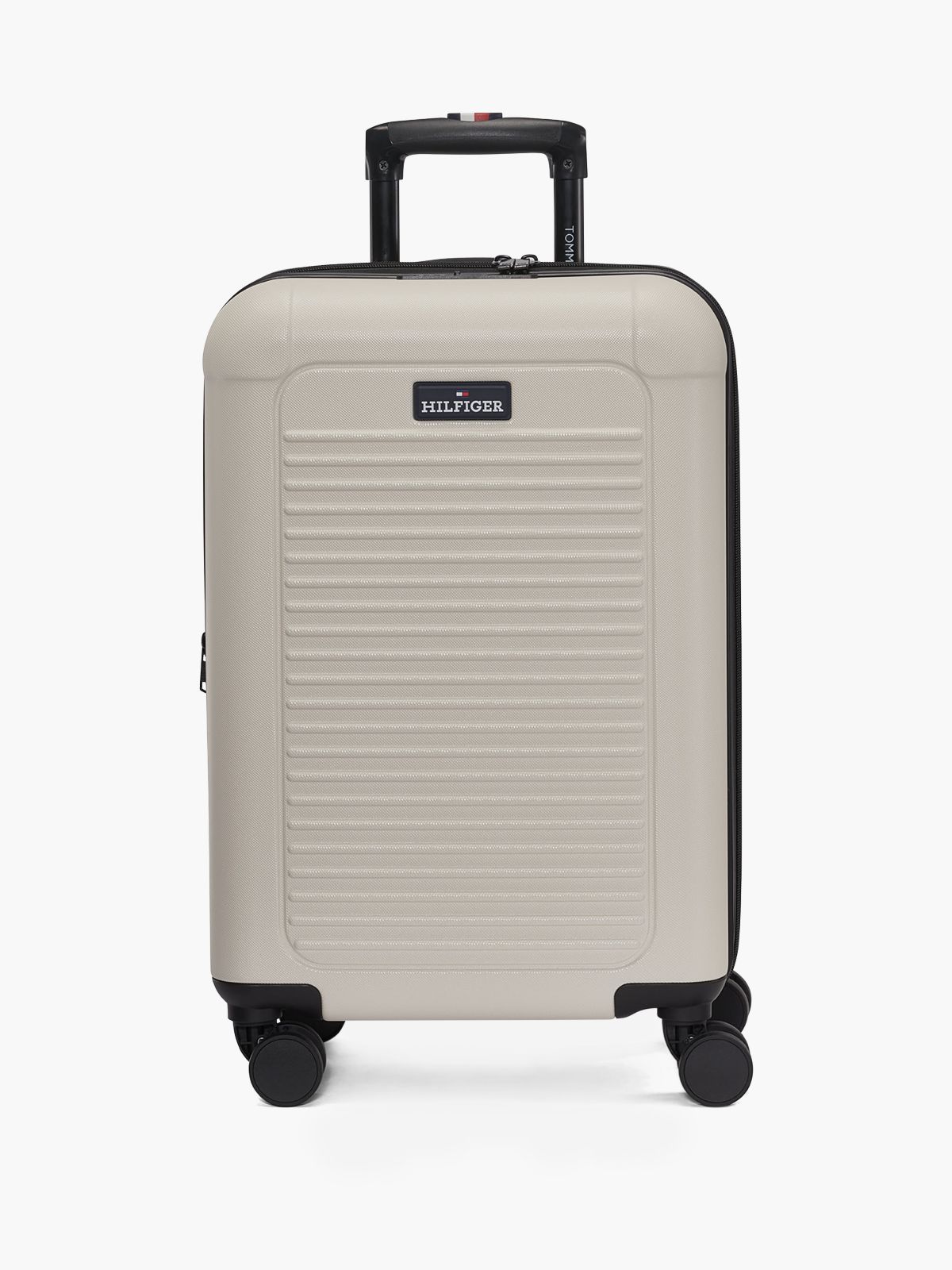 21" Hardcase Spinner Luggage — White/Natural