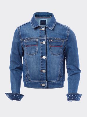 tommy jeans flag denim jacket