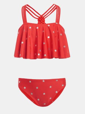 red tommy hilfiger bathing suit