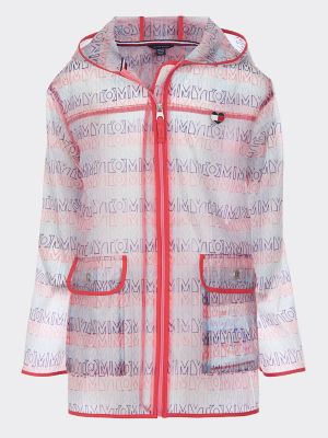 tommy hilfiger hooded rain jacket