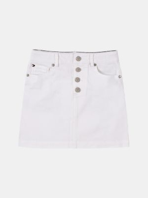 TH Kids White Denim Skirt | Tommy Hilfiger