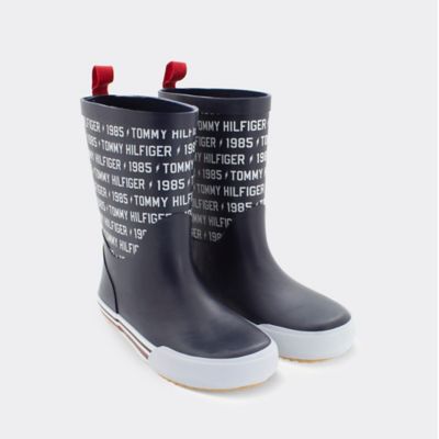 tommy hilfiger navy boots