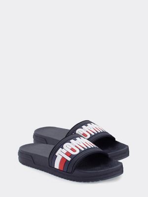 boys tommy hilfiger slides