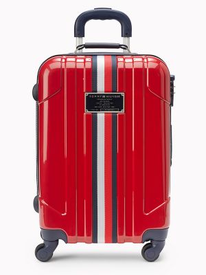 red tommy hilfiger luggage