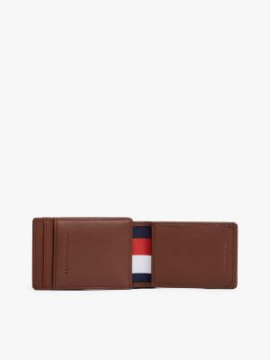 Мужские кошельки Tommy Hilfiger Pebbled Leather Magnetic Bifold Wallet — фото 3