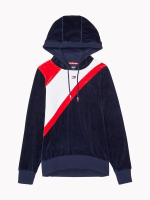 colorblock hoodie tommy hilfiger