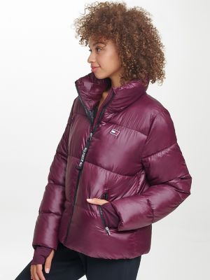 tommy hilfiger puffer jacket women's