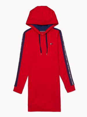 tommy hilfiger tape hooded top