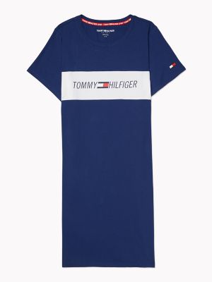 tommy hilfiger logo t shirt dress