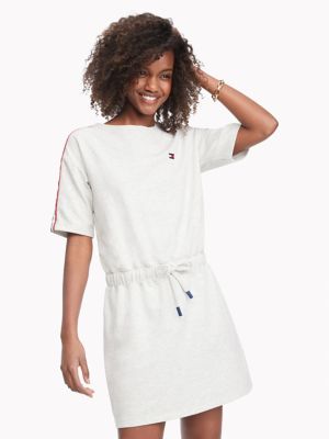 tommy hilfiger white shirt dress