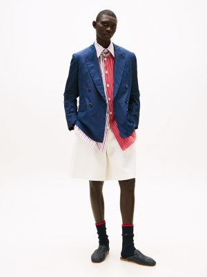 Wide-Leg Chino Short