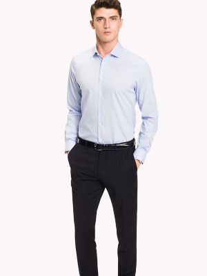 tommy hilfiger core stretch slim poplin shirt