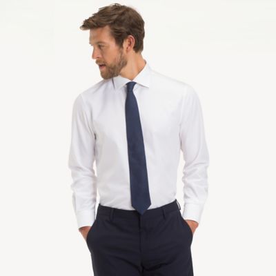 Regular Fit Crisp Poplin Dress Shirt 