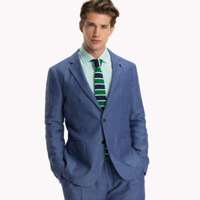 moores tommy hilfiger blue suit