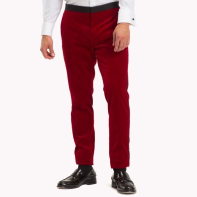 tommy hilfiger velvet pants