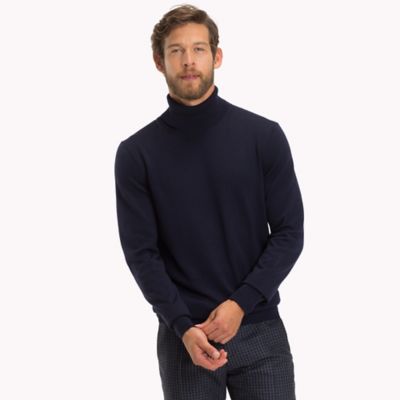 tommy hilfiger tailored luxury roll neck
