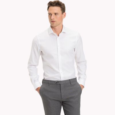 tommy hilfiger men's athletic fit dress shirt