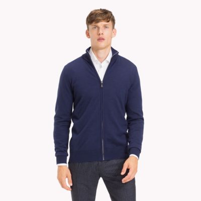 tommy hilfiger zip cardigan