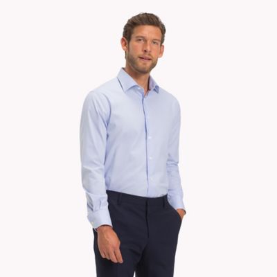 tommy hilfiger mens white dress shirts