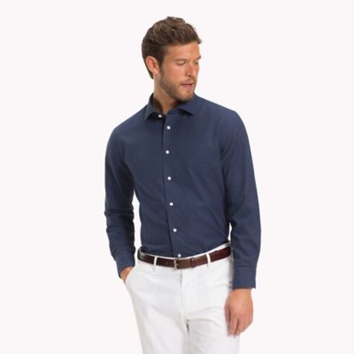 Washed Indigo Dress Shirt | Tommy Hilfiger