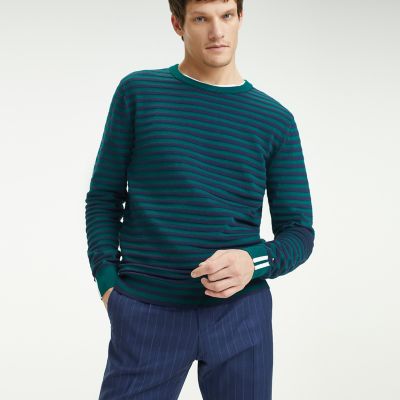 mens cotton crewneck sweater