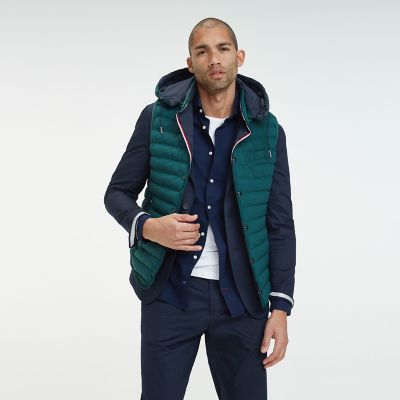 tommy puffer vest
