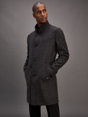 Tommy Hilfiger Tailored Wool Check Coat 