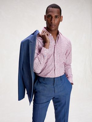 tommy hilfiger slim fit dress shirt