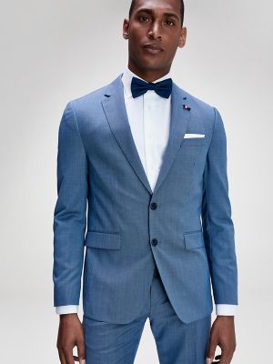 tommy hilfiger light blue suit