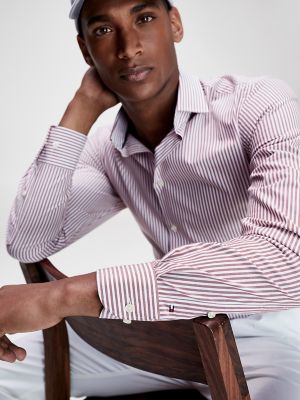 tommy hilfiger dress shirts athletic fit