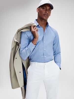 tommy hilfiger slim fit dress shirt