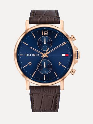 Tommy hilfiger rose hot sale gold mens watch