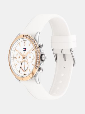 STAINLESS STEEL BRACELET WATCH WITH